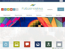 Tablet Screenshot of fuquay-varina.org